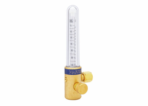 Model 55-2Ar/CD 100 SCFH, 1/4" NPT (M) inlet connection, heavy duty, 50 PSIG compensated flowmeter for use with Argon (Ar), Carbon Dioxide (CO2)