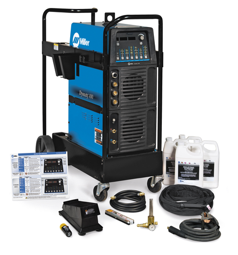 Miller Dynasty® 400 208-575 V, Wireless Foot Control Complete Package TIG/Stick Welder