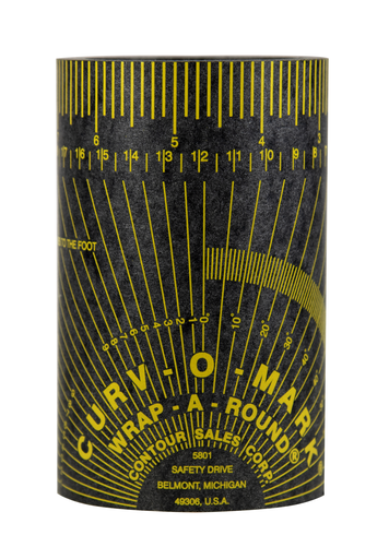 XX-Large Wrap-A-Round Pipe Ruler - Black