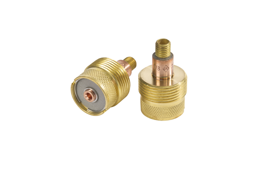 Weldmark by CK Worldwide 995795S Brass Gas Lens 1/8 (0.125) Max Electrode Diameter (2 per BG)