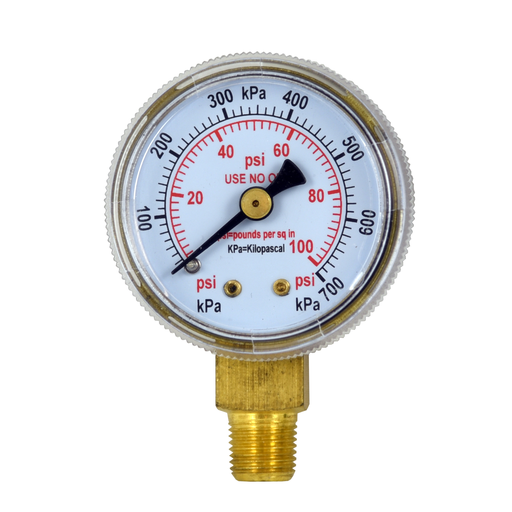 Weldmark by Victor WEM WM315100 Pressure Gauge 1.5 Inch Dial, 0-100 psi, Steel, NPT Inlet