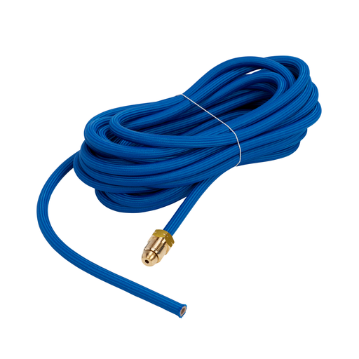 Water hose, 25 ft for HW18 torch, Super-Flex, Braided, Blue