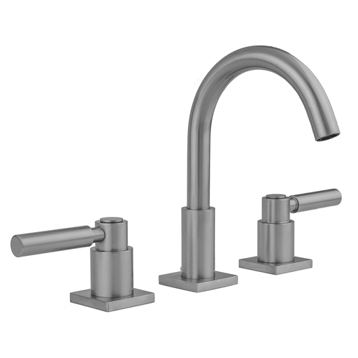 Uptown Contempo Faucet with Square Escutcheons & Lever Handles- 0.5 GPM, Europa Bronze (EB)