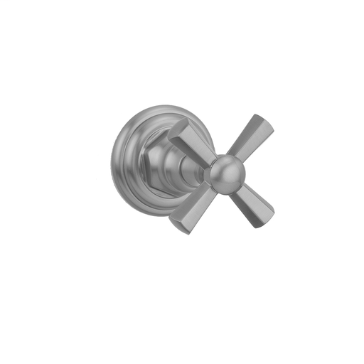 Roaring 20's/Westfield Hex Cross Trim for Exacto Volume Controls and Diverters (J-VC34 / J-VC12 / J-20682 / J-20686 / J-20688 / J-20687 / J-20689), Polished Gold (PG)