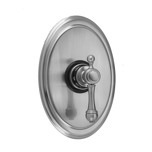 Oval Plate With Majesty Lever Trim For Thermostatic Valves (J-TH34 & J-TH12), Europa Bronze (EB)