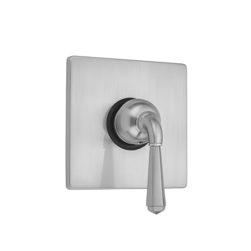Square Plate With Hex Lever Trim For Pressure Balance Valve (J-PBV), Satin Copper (SCU)