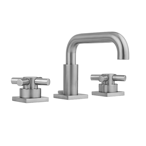 Downtown Contempo Faucet with Square Escutcheons & Contempo Cross Handles -1.2 GPM, Oil-Rubbed Bronze (ORB)