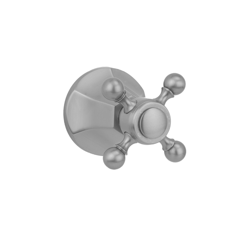 Astor Ball Cross Trim for Exacto Volume Controls and Diverters (J-VC34 / J-VC12 / J-20682 / J-20686 / J-20688 / J-20687 / J-20689), Satin Nickel (SN)