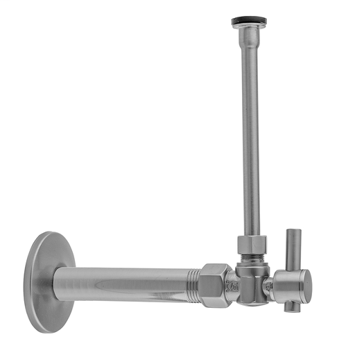 Quarter Turn Angle Pattern 3/8" IPS x 3/8" O.D. Toilet Supply Kit with Contempo Lever Handle, 12 " Supply Tube, Escutcheon, Bronze Umber (BU)