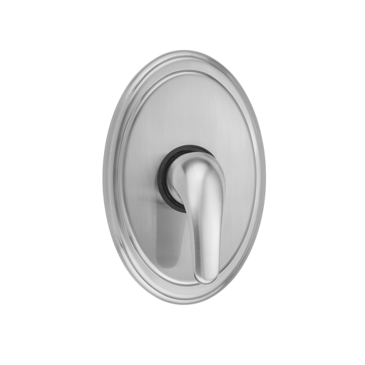 Oval Plate With Flat Lever Trim For Pressure Balance Valve (J-PBV), Oil-Rubbed Bronze (ORB)