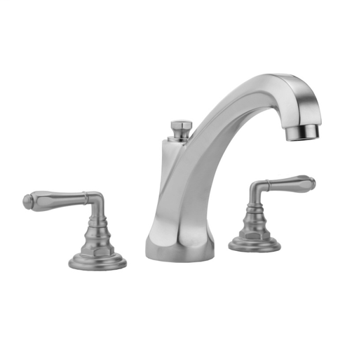 Westfield Roman Tub Set with High Spout and Smooth Lever Handles, Antique Brass (AB)