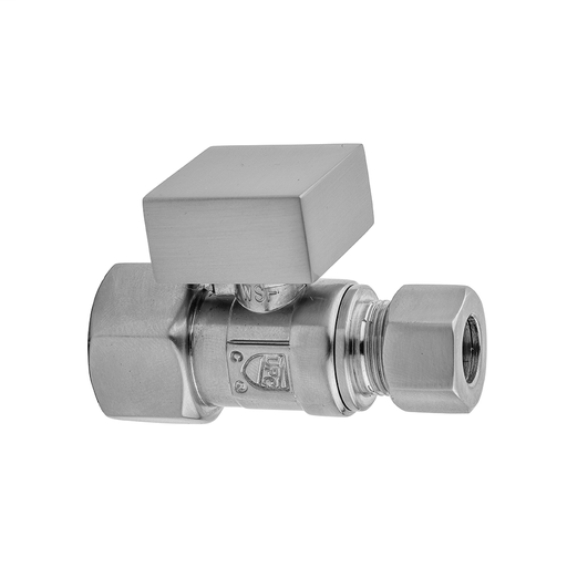 Quarter Turn Straight Pattern 3/8" IPS x 3/8" O.D. Supply Valve with Square Handle, Oil-Rubbed Bronze (ORB)
