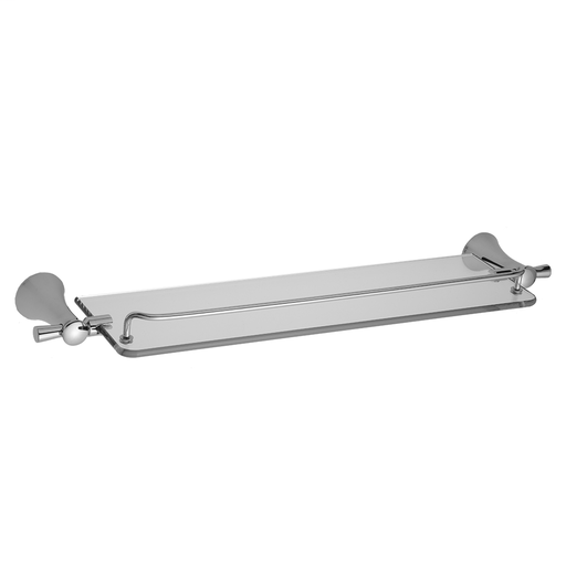 Cranford Glass Shelf with Wire Rail, Sedona Beige (SDB)