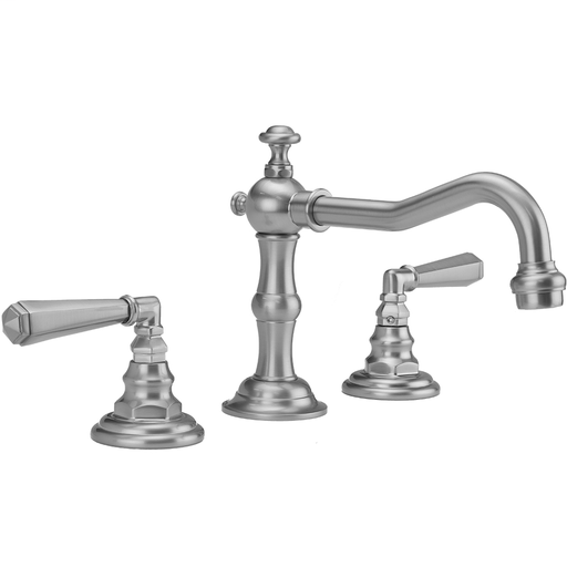 Roaring 20's Faucet with Hex Lever Handles & Fully Polished & Plated Pop-Up Drain, Antique Copper (ACU)