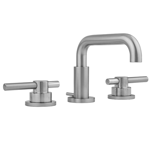 Downtown Contempo Faucet with Round Escutcheons & Peg Lever Handles -1.2 GPM, Jewelers Gold (JG)