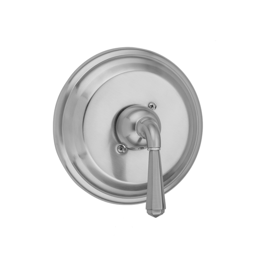 Round Step Plate With Hex Lever Trim For Pressure Balance Valve (J-PBV), Polished Chrome (PCH)