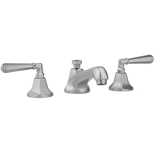 Astor Faucet with Hex Lever Handles- 0.5 GPM, Satin Chrome (SC)