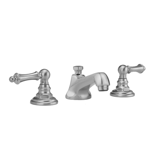 Westfield Faucet with Ball Lever Handles & Fully Polished & Plated Pop-Up Drain, Matte Black (MBK)