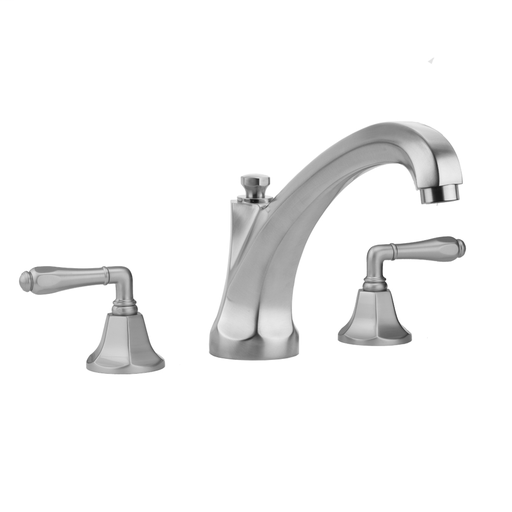 Astor Roman Tub Set with High Spout and Smooth Lever Handles, Bronze Umber (BU)