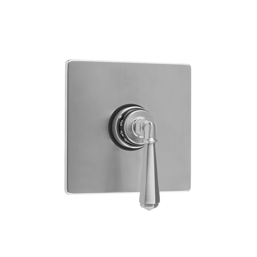 Square Plate With Hex Lever Trim For Thermostatic Valves (J-TH34 & J-TH12), Satin Gold (SG)