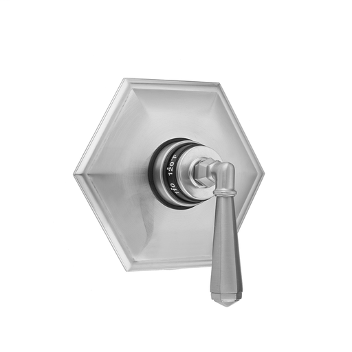 Hex Plate with Hex Lever Trim for Thermostatic Valves (J-TH34 & J-TH12), Vintage Bronze (VB)