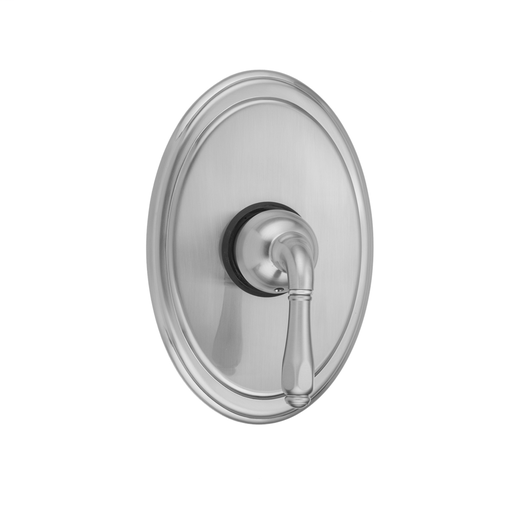 Oval Plate With Smooth Lever Trim For Pressure Balance Valve (J-PBV), Antique Copper (ACU)