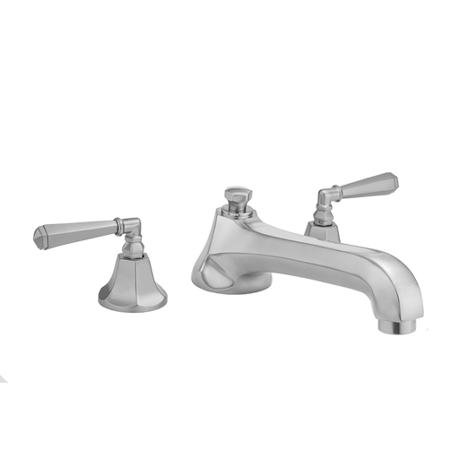 Astor Roman Tub Set with Low Spout and Hex Lever Handles, Europa Bronze (EB)