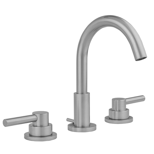 Uptown Contempo Faucet with Round Escutcheons & Low Contempo Lever Handles, Europa Bronze (EB)