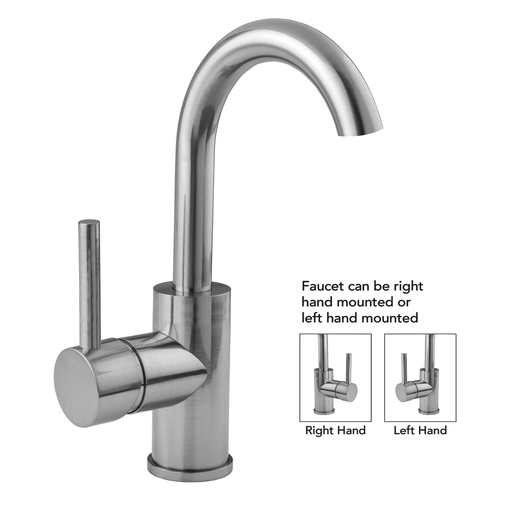 Uptown Contempo Single Hole Faucet, Tristan Brass (TB)