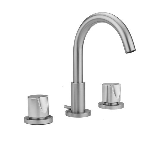Uptown Contempo Faucet with Round Escutcheons & Thumb Handles- 0.5 GPM, Europa Bronze (EB)