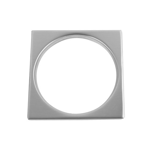 Square Tile Flange Shower Drain Plate (4 1/4" Square), Tristan Brass (TB)