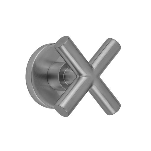 Contempo Slim Cross with Round Escutcheon Trim for Exacto Volume Controls and Diverters (J-VC34 / J-VC12 / J-20682 / J-20686 / J-20688 / J-20687 / J-20689), Caramel Bronze (CB)