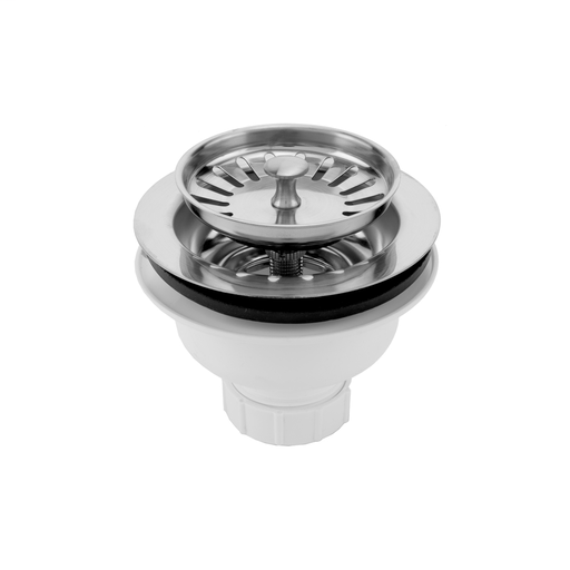Adjustable Lutz Sink Strainer for Kitchen Sinks, Polished Copper (PCU)