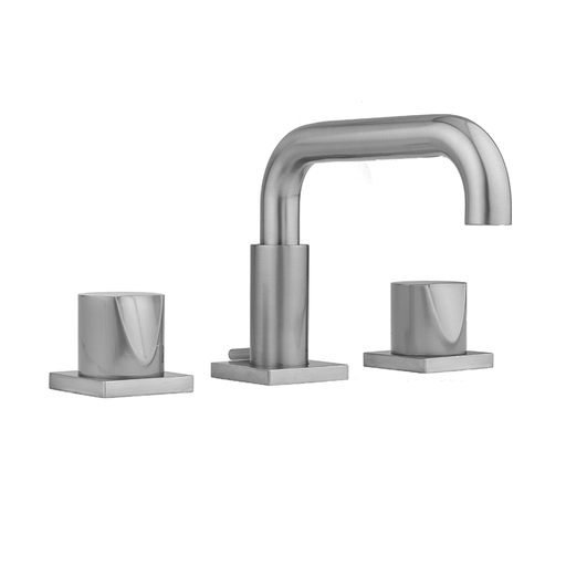 Downtown Contempo Faucet with Square Escutcheons & Thumb Handles, Polished Chrome (PCH)