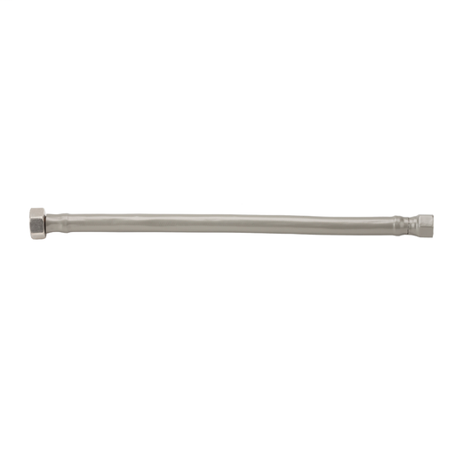 JACLO Flex GREY Decorative Cover Stainless Steel Flexible Braided 3/8" O.D. x 1/2" IPS - 36" Faucet Supply Line with Metal Nut