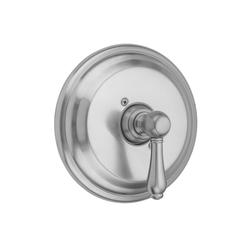 Round Step Plate With Regency Lever Trim For Pressure Balance Cycling Valve (J-CSV), Europa Bronze (EB)