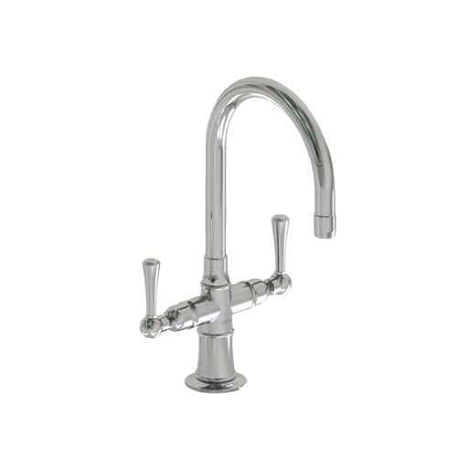 Single Hole 7" Swivel Spout with Metal Lever, Brushed Stainless (BSS)