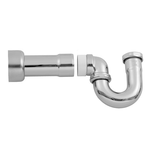 New England & Massachusetts Style Mass Code Approved 17 Gauge P Trap, Pewter (PEW)