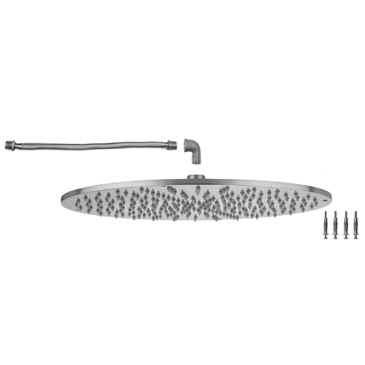 16" Round Square Flush Mount Rain Machine-2.0 GPM, Polished Copper (PCU)