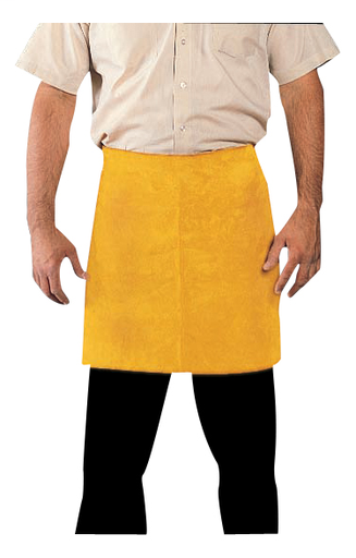 Leather Apron - Leather - Clothing - Cowhide - Length 12.5 in, Width 5 in, Height 1 in