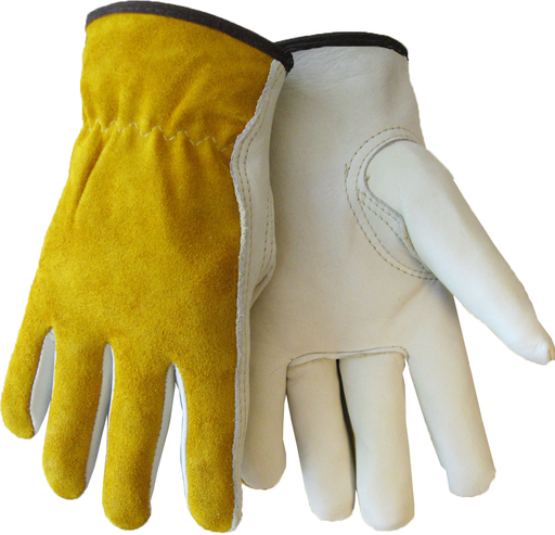Driver - Gloves - Cowhide - Length 9.5 in, Width 5 in, Height 1 in
