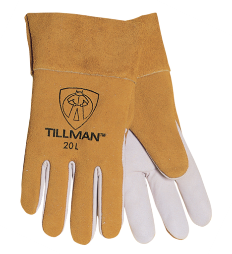 MED. SHEEPSKIN TIG GLOVE W/COW