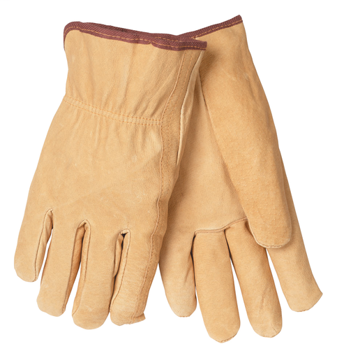 Driver - Gloves - Pigskin - Length 10 in, Width 6 in, Height 0.5 in