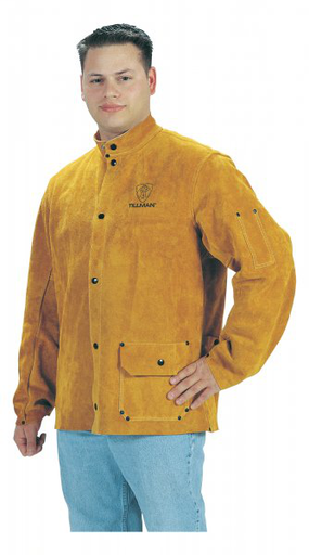 Jacket - Leather - Clothing - Cowhide - Length 16 in, Width 11.5 in, Height 3.5 in