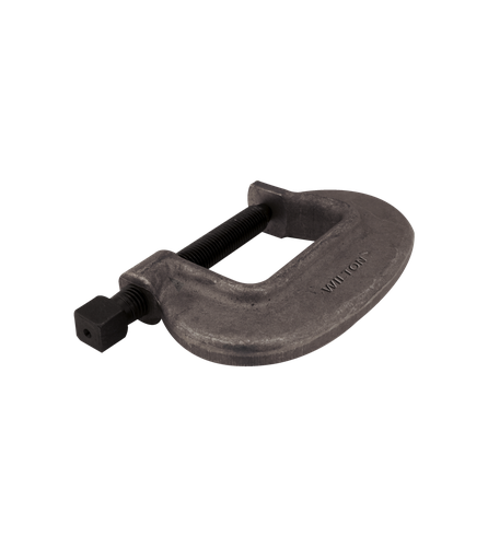 2-FC, "O" Series Bridge C-Clamp - Full Closing Spindle, 0 - 2-5/16" Jaw Opening, 1-7/8" Throat Depth