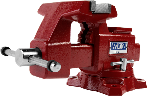 Utility Bench Vise 5-1/2” Jaw Width, 5" Jaw Opening, 360° Swivel Base
