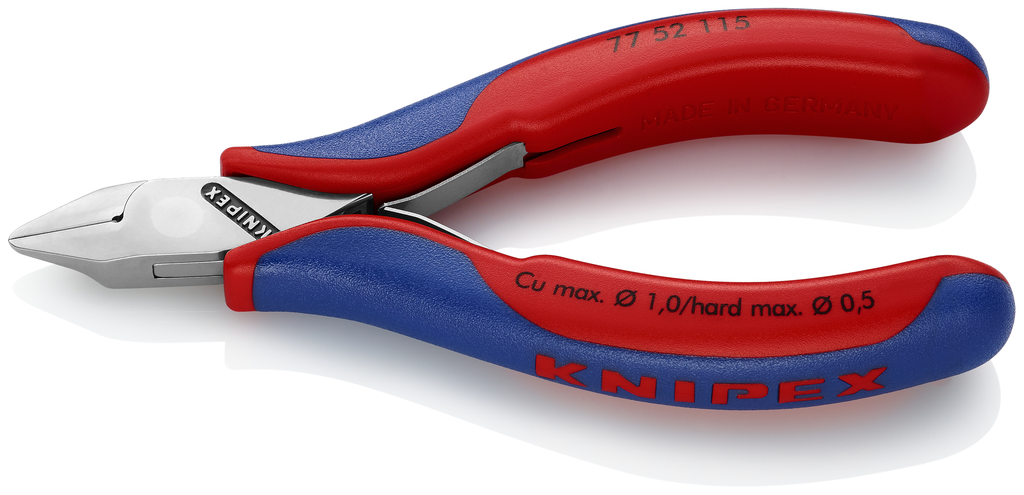 Product image for KNIPEX 77-52-115 4-1/2 ELTRN DIAG CTTR
