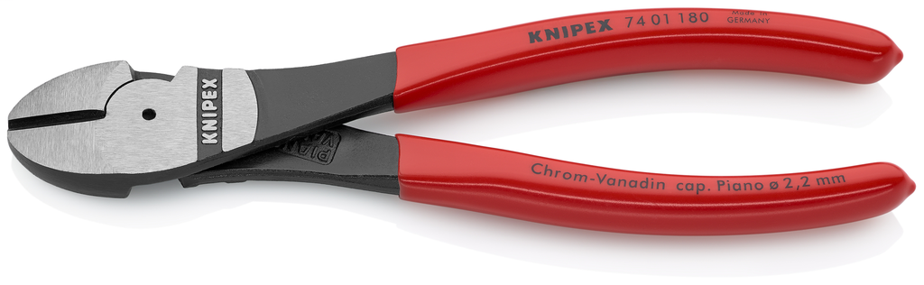 Product image for KNIPEX 74-01-180 7-1/4 DIAGONAL CTTR