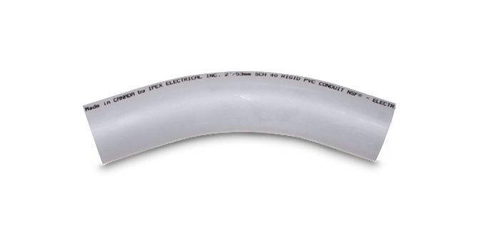 MULTIFIT 078553 3/4"x45D PVC STD EL Product image for MULTIFIT 078553 3/4"x45D PVC STD EL
