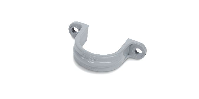 Product image for Ipex 078380 (PS20) 2" PVC 2-Hole Pipe Strap